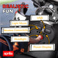 Qaba 12V Kids Motorcycle, Aprilia Licenced Electric Motorcycle for Kids with Training Wheels, Spring Suspension, LED Light, USB,
