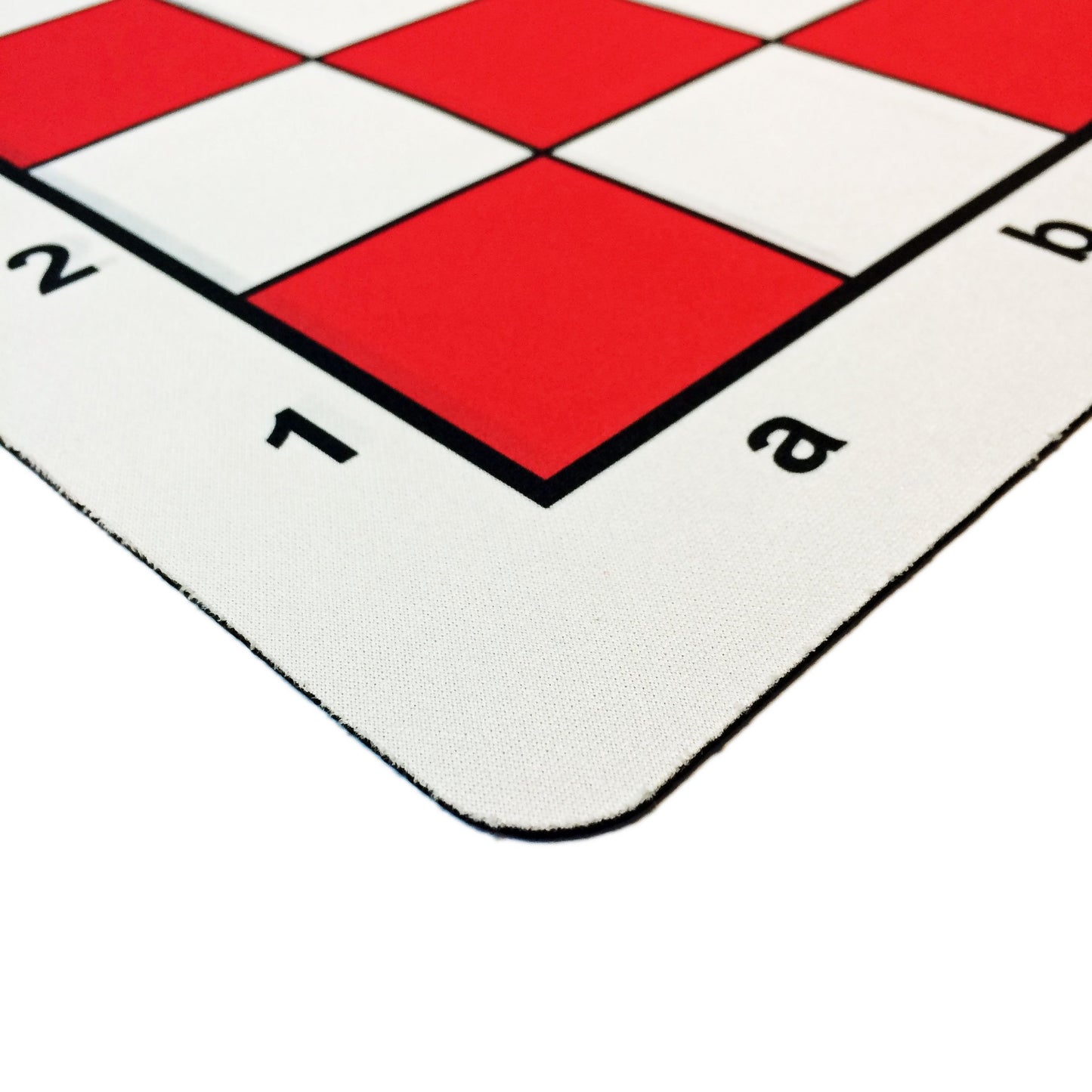 WE Games Chess Mousepad - 20" Red Rubber Tournament Mat, Classic Design, Perfect for Travel