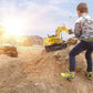 Top Race Remote Control Dump Truck - 5-Channel Electric Radio Control Construction Vehicles - Realistic Toy with Lights and Soun