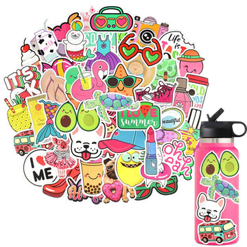Qtl Water Bottle Stickers For Girls Stickers For Teens Girls Kids For Hydroflask Stickers Waterproof Stickers For Girls Hydro Fl