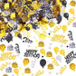 Happy Birthday Confetti Table Decoration Birthday 30 g Confetti Confetti Birthday Decoration Table Confetti Black Gold Silver