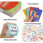 Etyishe Card Games For Kids Toddlers,Go Fish,Old Maid,Slap Jack And Memory Match,4 Decks In 1 Pack,Fun Educational Gard Games Fo