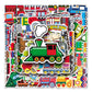 100 Pcs Train Stickers, Vinyl Waterproof Train Stickers For Water Bottles, Laptop, Notebook, Scrapbook, Luggage, Cell Phone, Ska
