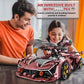 Louyebh Super Car Building Toys - 1:8 Model Car Building Blocks Challenging Race Cars Building Sets Toy Car Gifts Compatible Wit