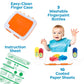 Crayola Washable Finger Paint Station, Less Mess Finger Paints For Toddlers, Kids Gift