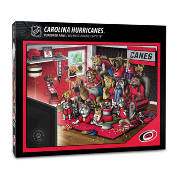 YouTheFan NHL Carolina Hurricanes 500pc Puzzle - Cardboard, Team Colors, Model 2505121