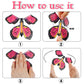 Lomimos 40Pcs Flying Butterfly, Magic Wind Up Butterfly Toy Gift For Kids Surprise Explosion Box Wedding Birthday Party Book Gre