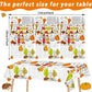 Qyeahkj Giant Thanksgiving Fall Coloring Tablecloth Huge Autumn World Posters Large Color-in Paper Poster Table Cover Arts and C