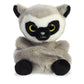 Aurora Vibrant Yoohoo Palm Pals Lemmee Stuffed Animal - Eye-Catching Display - Whimsical Cuteness - Gray 5 Inches
