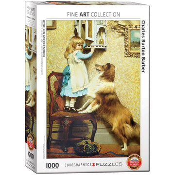 Eurographics Little Girl & Her Sheltie 1000Piece Puzzle, 6000-5330