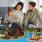 Toysxyin Volcanic Eruption Dinosaur Dinosaur Toys With Simulation Volcano For Kids 3-12 Years, Realistic Dino Figures & Large Pl
