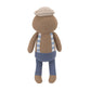 Cuddle Me Scottie The Sloth 12” Grey And Blue Knit Plush Stuffed Animal