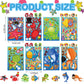 32 Sheets Make-A-Sea Face Stickers Ocean Animals Diy Art Craft Rewards For School Kid Teacher Summer Mermaid Party Favor Sticker