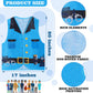 20 Pcs Kids Community Helper Dress Up Vest Career Costumes Role Play Career Cosplay Clothes Pretend And Play Costume For Kids Dress Up Doctor Police Fireman Car Racer Cowboy Farmers Worker Pirate