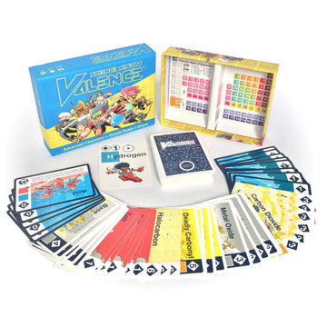 Science Ninjas Valence Card Game For Kids – Fun Science Games To Teach Molecules, Chemicals, And Reactions – Simple Rules For Learning Chemistry Through Play – Chemistry Games - Educational Game