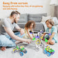 107Pcs Motorized Erector Sets For Kids Ages 4 5 6 7 8+,Stem Building Toys For Boys Girls 3-5 4-8 5-7 6-8 Year Old,Engineering Ki