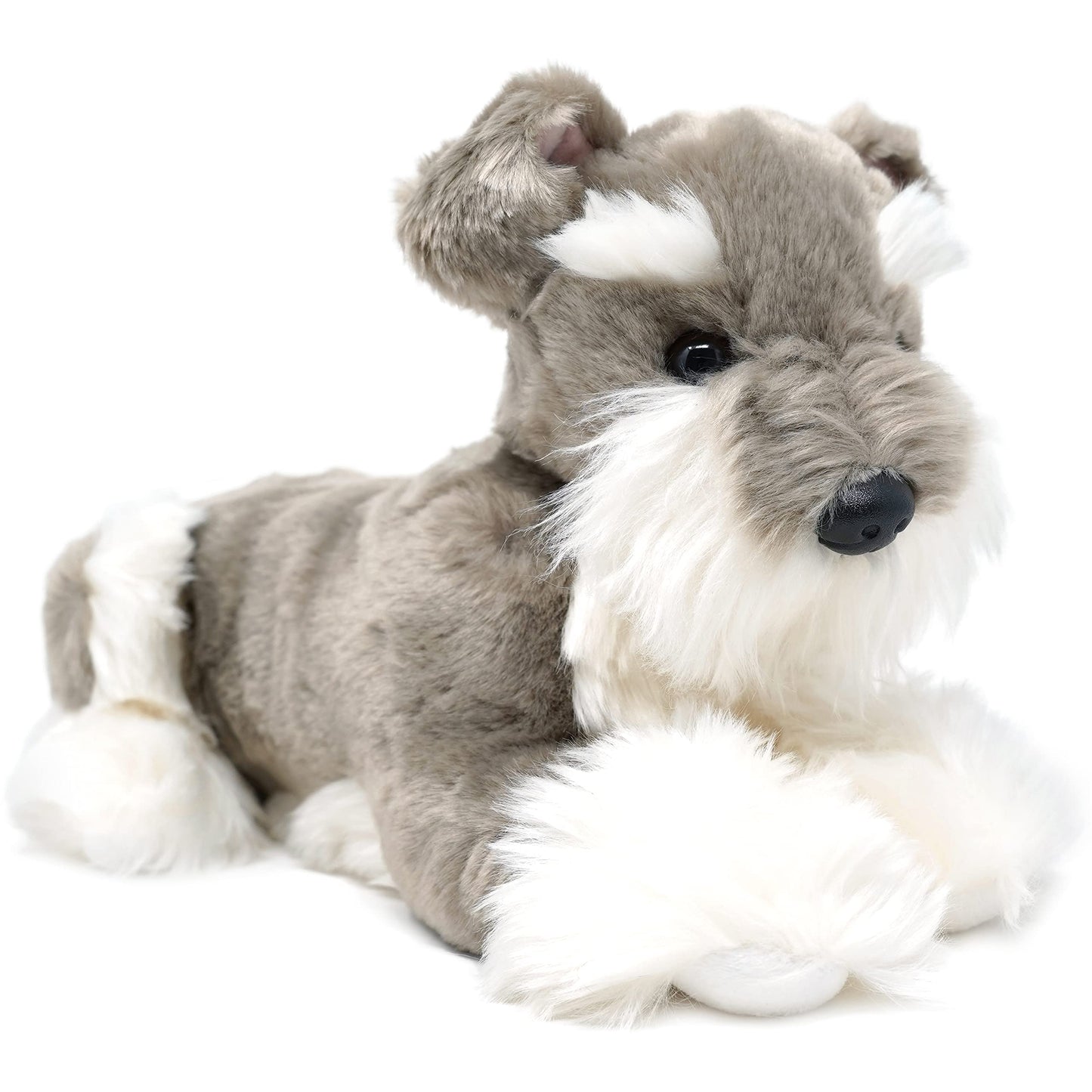 TigerHart 13 Inch Schnauzer Stuffed Animal Plush Toy - Multicolor, Polyester, Model 0850000897786