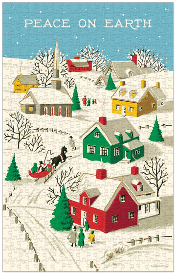 Cavallini, 500-Piece Puzzle, Peace On Earth