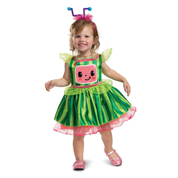 Disguise Cocomelon Toddler Dress, Official Cocomelon Costume Tutu Outfit For Kids, Toddler Size (2T)