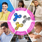 Scione 3Pcs Fidget Spinner For Kids Adults, Stress Relief Sensory Fidgets Toys Cool Electroplated Fidget Spinners For Kids Adhd Autism Birthday Gifts Fidgets Easter Classroom Prizes For Boys Girls