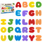 Silicone Magnetic Letters with Sensory Textures, 26 Uppercase Alphabet Magnets for Toddlers & Kids 3+, ABC Magnets for Fridge & 