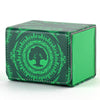 Deck Box for MTG Cards  Trading Commander Deck Case Holds 120+ Sleeved Cards  PU Leather Magnetic Collectible Card Storage Box Fits for TCG Magic Card (Green)
