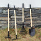 Cheerbank 7Pcs Kids Gardening Tools, Long Shovel, Rake For Leaves, Spade, Hoe, Steel Heads & Real Wood Handle, Yard Tools For Ch