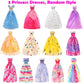 Barwa 41 Pack Doll Clothes And Accessories 15 Sets Doll Clothes 3 Wedding Long Dresses 3 Fashion Dresses 4 Tops Pants 2 Bikini Swimsuits 1 Pool Floaties 15 Shoes 10 Hangers For 11.5 Inch Doll