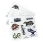 Harry Potter Gadget Decals - Reusable Vinyl Sticker Clings - 4 Sheets