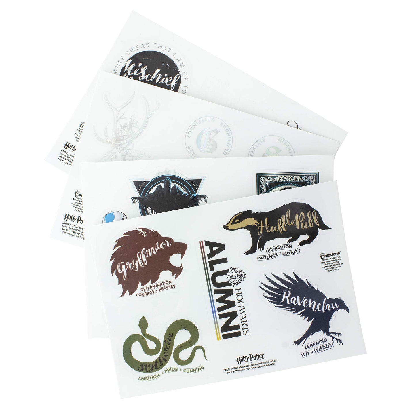 Harry Potter Gadget Decals - Reusable Vinyl Sticker Clings - 4 Sheets