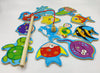 Toyshine 12 Pcs Wooden Magnetic Fishing Toy Set, Fishing Game (D-Lite)
