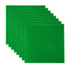 Lvhero Classic Baseplates Building Plates For Building Bricks 100% Compatible With All Major Brands-Baseplate, 10In X 10In, Pack Of 8 (Green)
