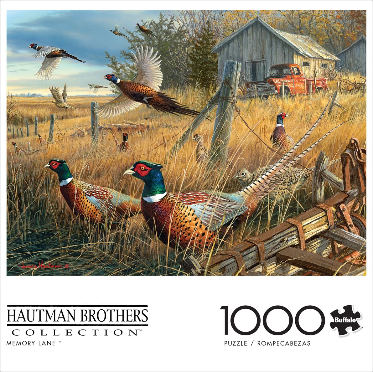 Buffalo Games - Jim Hautman - Memory Lane - 1000 Piece Jigsaw Puzzle For Adults -Challenging Puzzle Perfect For Game Nights - Finished Size Is 26.75 X 19.75