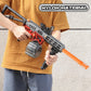 Dulsaera Automatic Blaster, Electric Blaster With Goggles, Shooting Games, 18+, Red