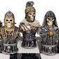 Hpl Medieval Times Skull Busts Gothic Fantasy Skeleton Chess Men Set - No Board