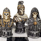Medieval Times Skull Busts Gothic Fantasy Skeleton Chess Men Set - NO Board-New