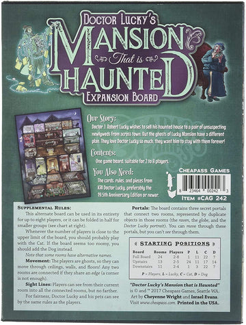 Cheapass Games Doctor Lucky's Mansion That is Haunted