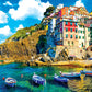 KODAK PREMIUM PUZZLES 1500 Piece Jigsaw Puzzle - Cinque Terre Riomaggiore Village, Multi-colored, Cardboard, Model 8900ZZS