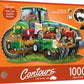 Tractor Shape 1000 Piece Jigsaw Puzzle