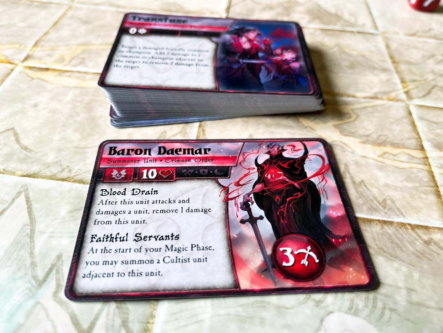 Plaid Hat Games Crimson Order Faction Deck - Ready-to-Play Expansion for Strategy Card Game - 2 Players, Ages 9+ - Requires Summ