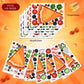 Sepamoon 24 Sheets Pizza Stickers - DIY Multicolor Decals for Kids Birthday Party, School Supplies, Gift Rewards - Paper Material