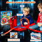 Race Track Toy Car Set with 2 Race Cars 2 in 1 Car Tracks Style with Storage Box Changeable Tracks Toys Birthday Gifts for Kids 3 4 5 6 7 8+Year Old Boys Girls (Red)