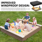 Mrwizms Sandbox Cover, Lid-55In, Sand Box Cover, 420D Oxford Cloth Waterproof, Uv Resistant And Dustproof, Suitable For Children