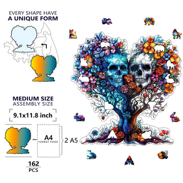 Foyucool Wooden Puzzles For Adults, About 150 Pieces Unique Puzzles For Adults, Irregular Animal Shaped Wooden Jigsaw Puzzles, C