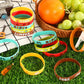 Junebrushs 42Pcs Camping Party Favors Silicone Bracelets Summer Camping Theme Rubber Wristbands Accessories For Adults Camping Adventure Birthday Party Decorations Gift Supplies