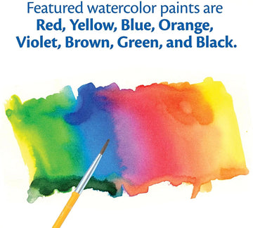 Crayola Washable Watercolors, 12 Paint Sets For Kids, School Supplies Bulk, 8 Vibrant Colors