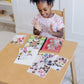 Melissa & Doug On The Go Make-a-Face Reusable Sticker Pad Travel Toy Activity Book - Farm Animals (10 Scenes, 76 Cling Stickers)