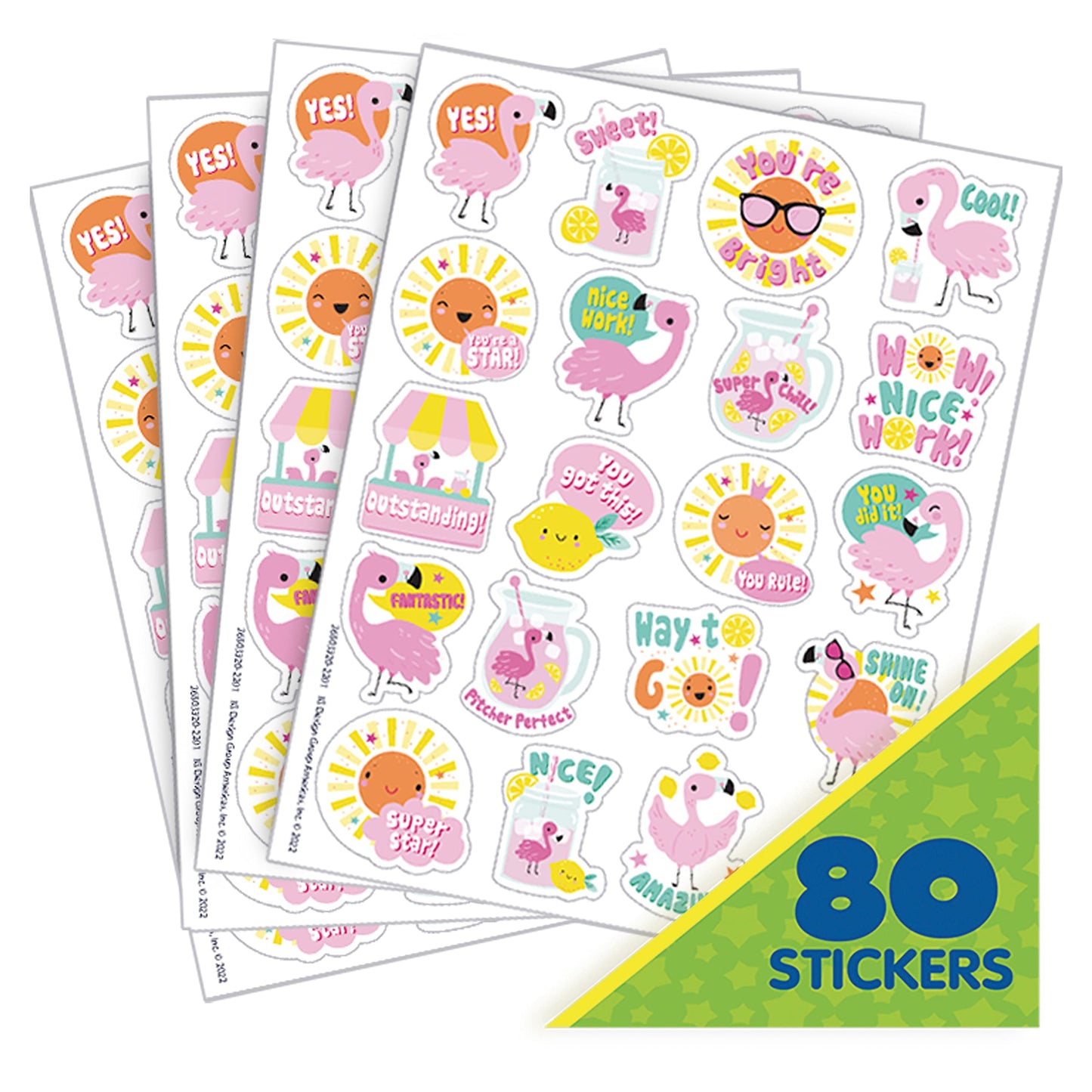 FLAMINGO SBERRY LEMON SCENT STICKRS