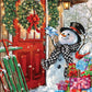 Springbok Delivering Gifts 1000 Piece Jigsaw Puzzle - A Joyful Snowman Delivering Will Make Any Family Gathering Fun