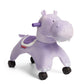 Radio Flyer Holly The Rolling Hippo, Ride On Toy For Toddlers Ages 1-3, Large